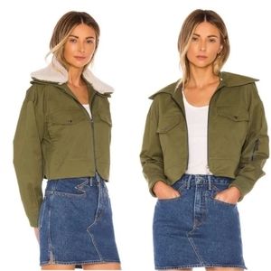 NWOT, Tularosa Army Green Johnnie Jacket